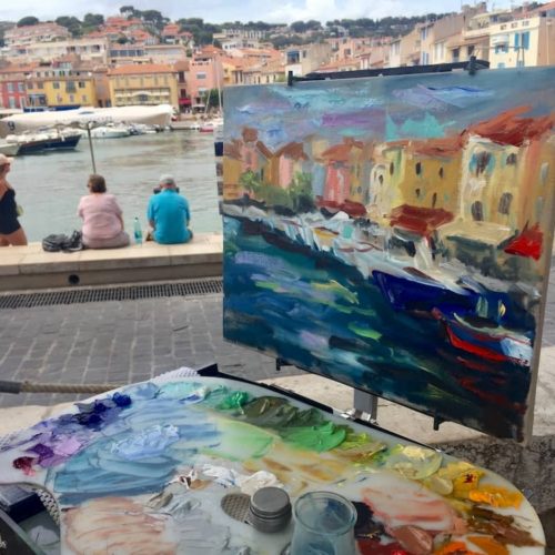 2019 Workshops - Cassis port painting