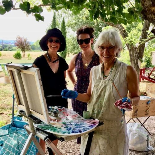 2019 Workshops - painting chez Denise