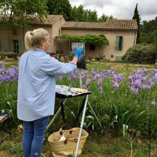 2019 Workshops - painting irises